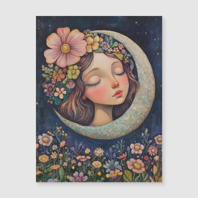 Floral Headdress & Crescent Moon (Front)
