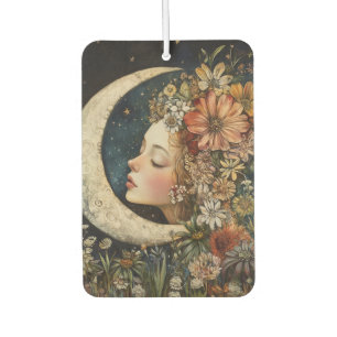 Floral Headdress & Crescent Moon 2 Air Freshener