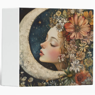 Floral Headdress & Crescent Moon 2 Binder