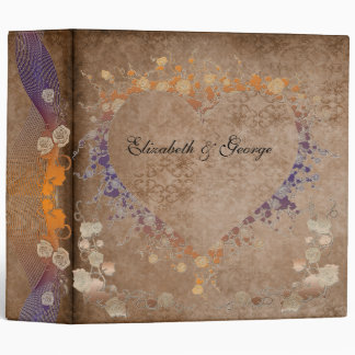 Floral Heart Avery Binder