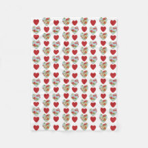 Floral Heart Blanket