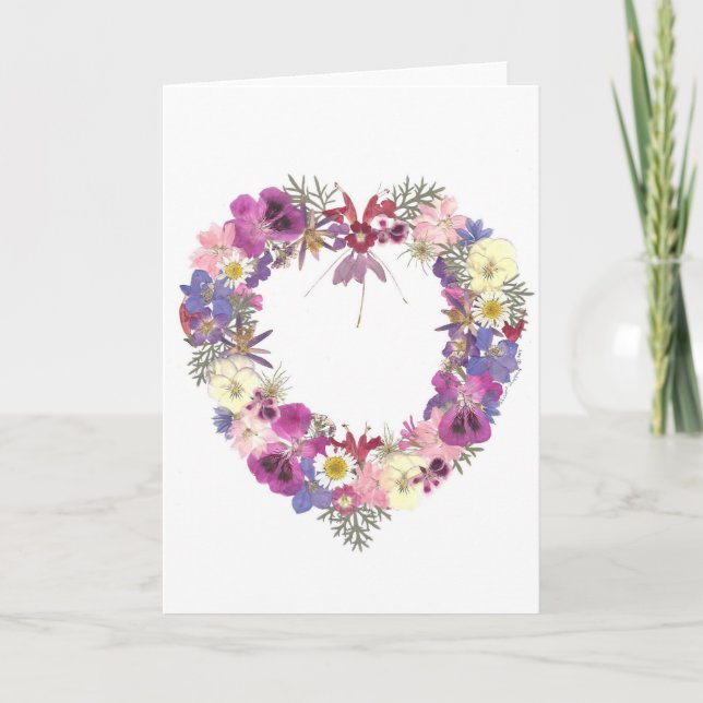 Floral Heart Card (Front)