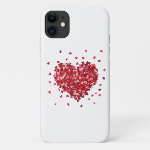 Floral Heart of love Valentines Day iPhone 11 Case