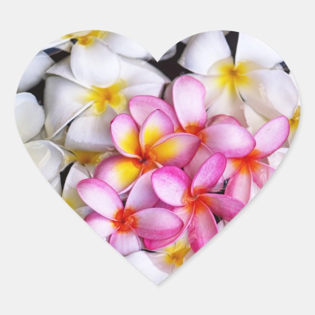 Floral Heart Sticker (Front)