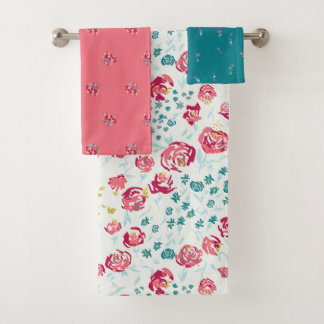 Floral Heaven 3 serviettes de bain set