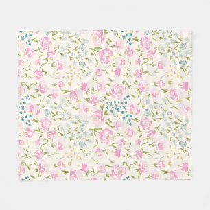 Floral Heaven Fleece Blanket