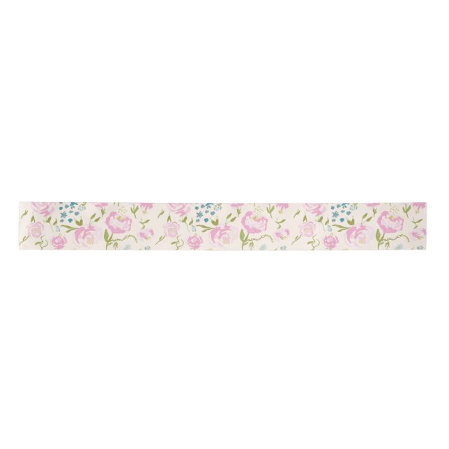 Floral Heaven  Satin Ribbon (Front)