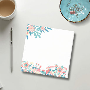 Floral Home and Office Post-it Notes