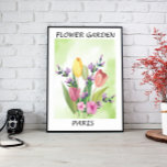Floral Home Art Wall Decor<br><div class="desc">Step into a world of bohemian charm and mid-century nostalgia with this captivating printable painting. Inspired by the vibrant energy of a flower market, this boho-style artwork brings a touch of whimsy and hope to your space.</div>