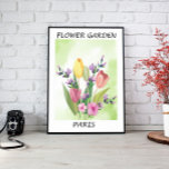 Floral Home Art Wall Decor<br><div class="desc">Step into a world of bohemian charm and mid-century nostalgia with this captivating printable painting. Inspired by the vibrant energy of a flower market,  this boho-style artwork brings a touch of whimsy and hope to your space.</div>