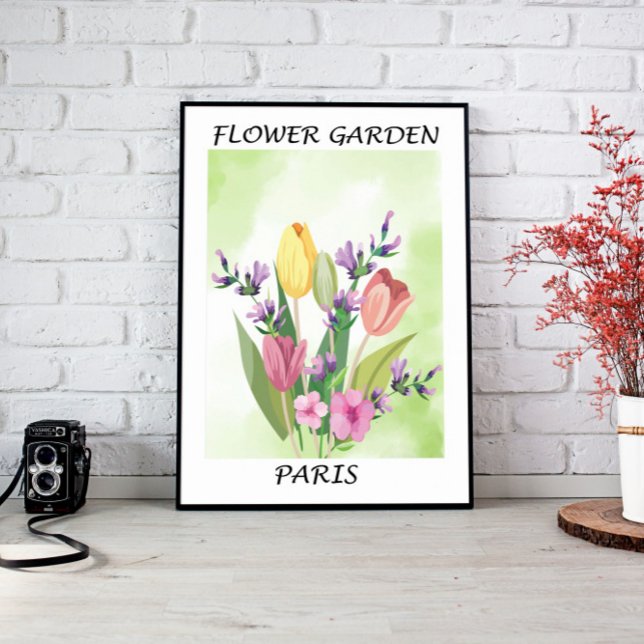 Floral Home Art Wall Decor (living room décor, above bed wall art, modern home décor, nursery wall art, large wall décor, canvas)