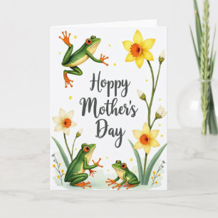 Floral Hoppy Mothers Day Card