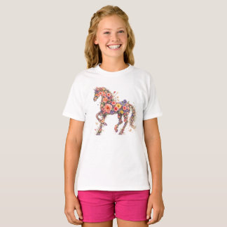 Floral Horse T-Shirt