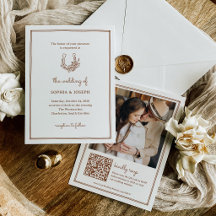 Floral Horseshoe | Copper Rust Western Wedding