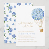 Floral Hot Air Balloon Baby Shower |