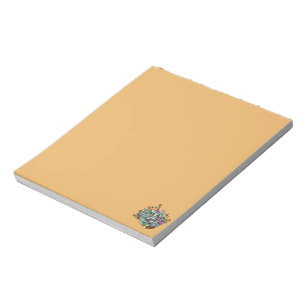 Floral Human Brain Mental Health Awareness Notepad