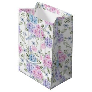 Floral Hydrangea Gift Bag