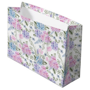 Floral Hydrangea Gift Bag