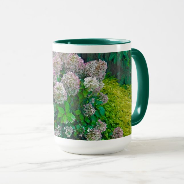 Floral / Hydrangeas Mug (Front Right)
