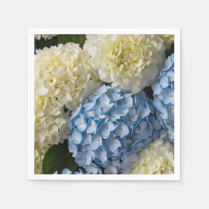 Floral Hydrangeas Paper Napkins