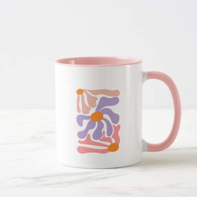 Floral Illustration Artwork Mug (Right)