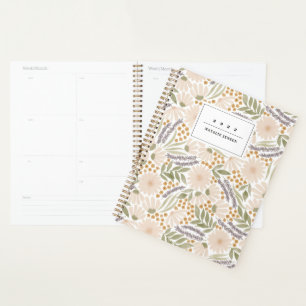 Floral Illustration Personalized Planner