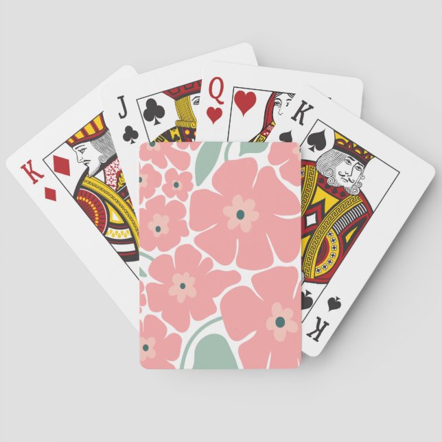 Floral Illustration Playing Cards (Back)
