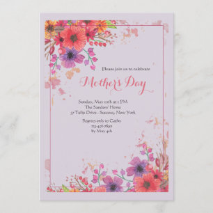 Floral Impression Invitation