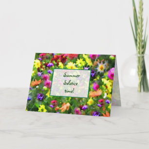 Floral Impressions Summer Solstice Card