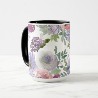 Floral in Watercolor Mug