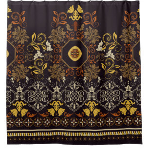 Floral Indian: Colourful Striped Seamless.