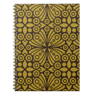 Floral Indian Pattern Layeredabstract, art, home d Notebook