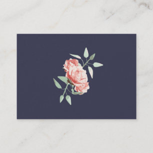 Floral Indigo Business Card