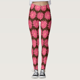 Floral Infused Mocha Leggings