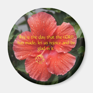 floral inspirational magnet