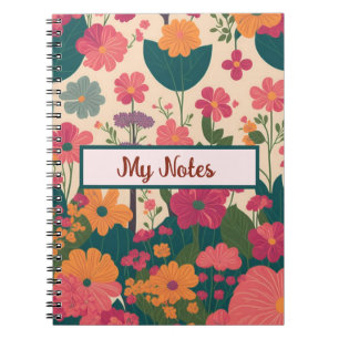 Floral Inspire School Notebook