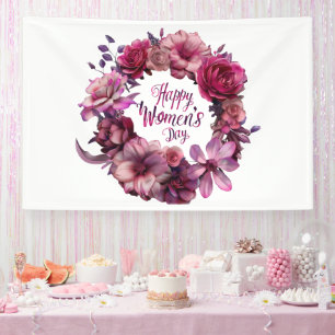 Floral International Women's Day 2025 Banner