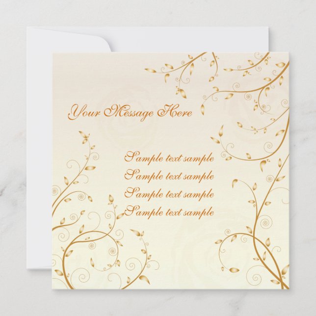 Floral Invitation Card 03 (Front)