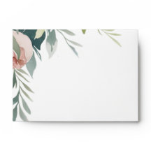 Floral Invitation Envelope