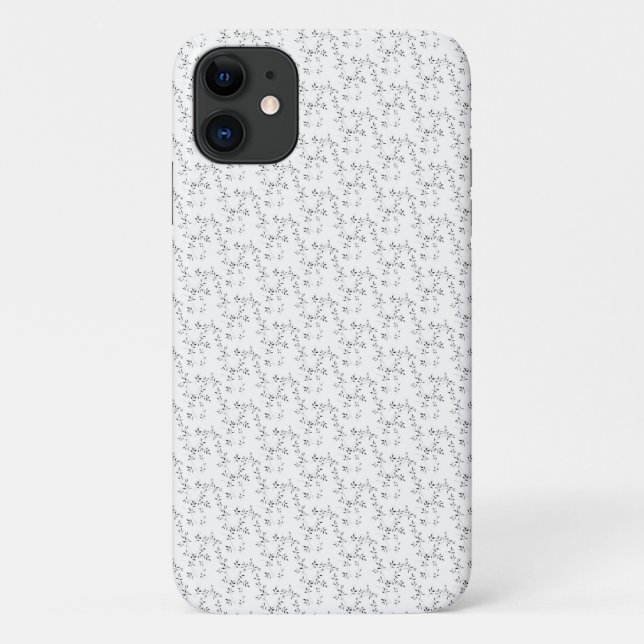 Floral iPhone 11 Case | Lightweight Protective Des (Back)