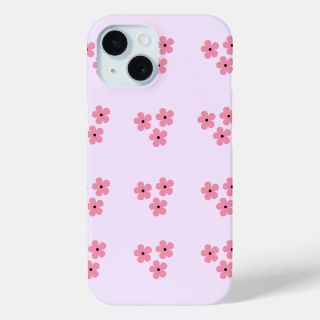 Floral iphone 15 Case (Back)