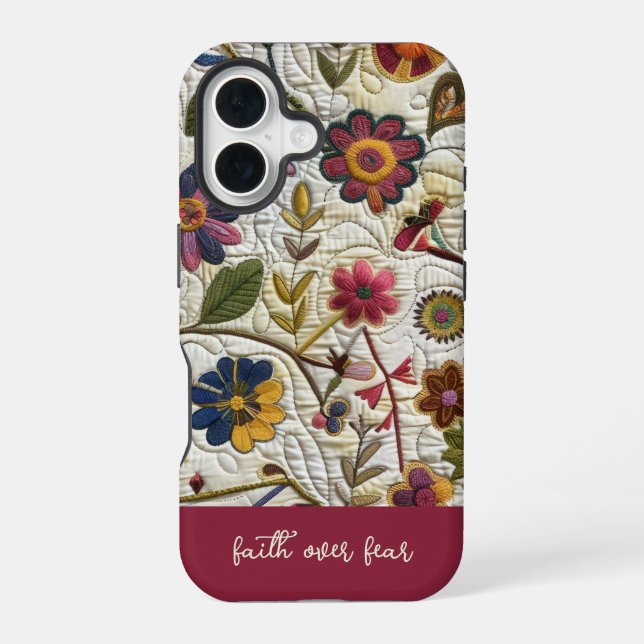 Floral iPhone 16 Case (Back)