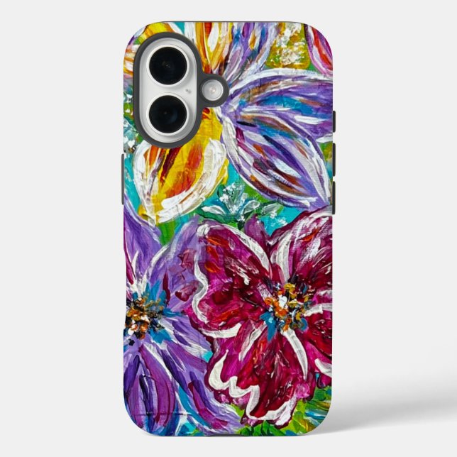Floral iPhone case (Back)