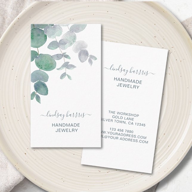 Floral Jeweller Business Card (Creator Uploaded)