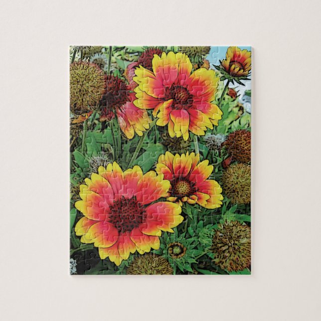 Floral Jigsaw Puzzle (Vertical)