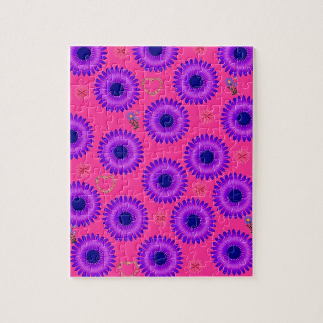 Floral Jigsaw Puzzle (Vertical)