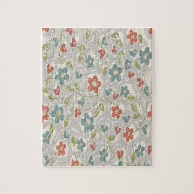 Floral Jigsaw Puzzle (Vertical)