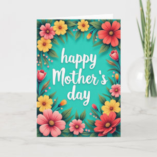 Floral Joy Message Card