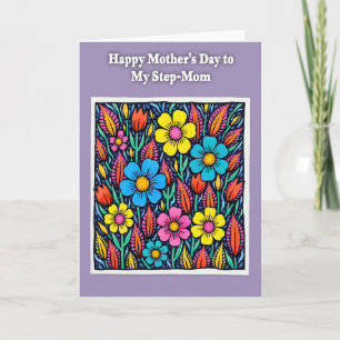 Floral Joyful Bloom Card