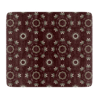 Floral Kabul Coffee Cutting Board